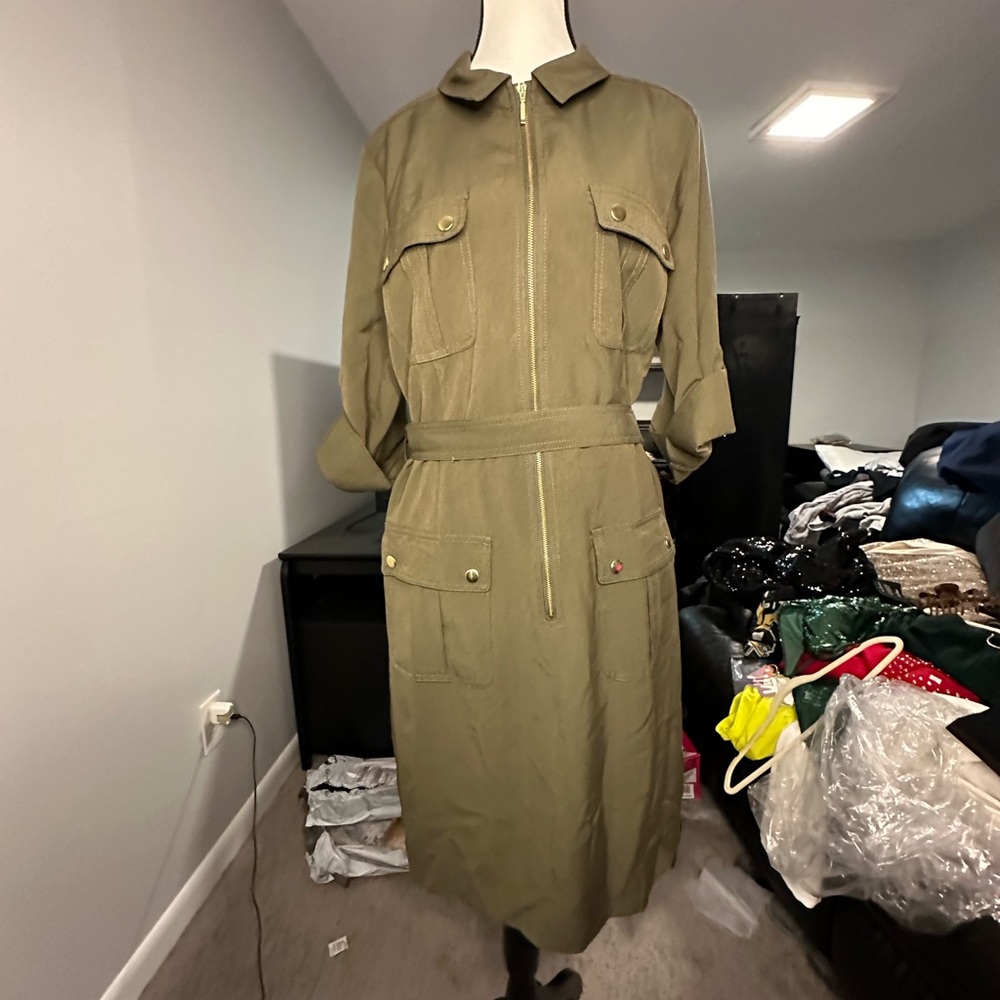 Army Green Utility Dress - image 4